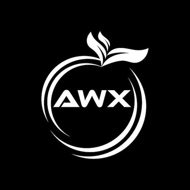 Logotipo de la letra AWX Diseño AWX Logotipo de monograma simple y moderno Diseño vectorial de alfabeto abstracto
