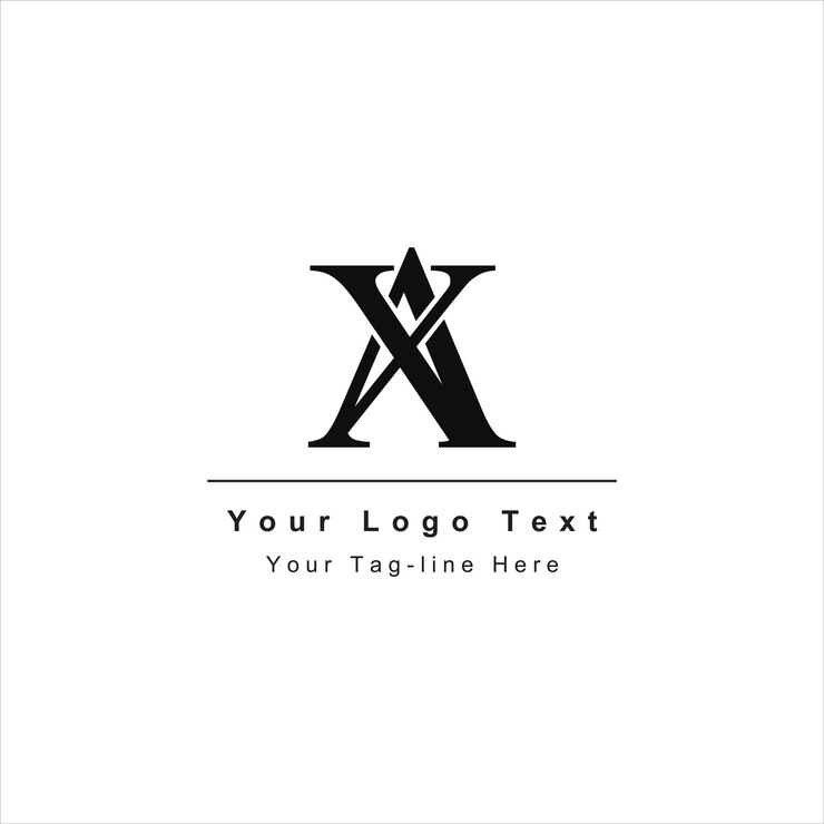 Vector logotipo de letra ax o xa único, atractivo, creativo, moderno, inicial ax xa logotipo de icono de letra basado en inicial ax
