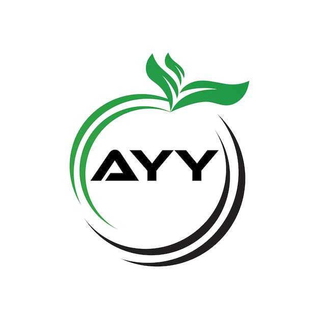 Logotipo de la letra AY Diseño AYY Logotipo de monograma simple y moderno Diseño vectorial de alfabeto abstracto