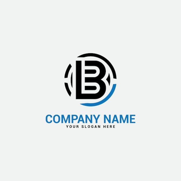 Logotipo de la letra B Font de alfabeto digital abstracto moderno Tipografía de tecnología mínima Espor urbano creativo