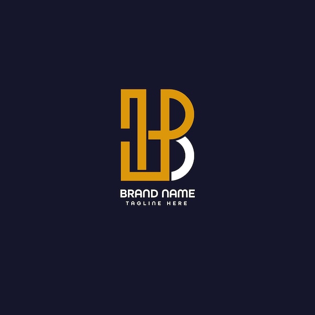Un logotipo de letra b con una letra b