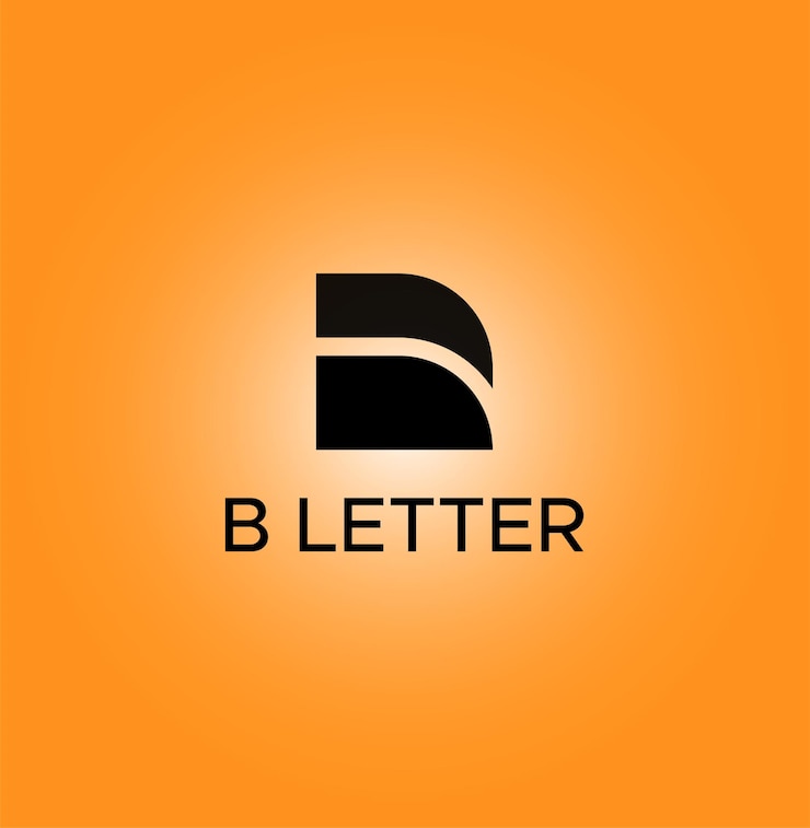 Vector logotipo de la letra b con vector