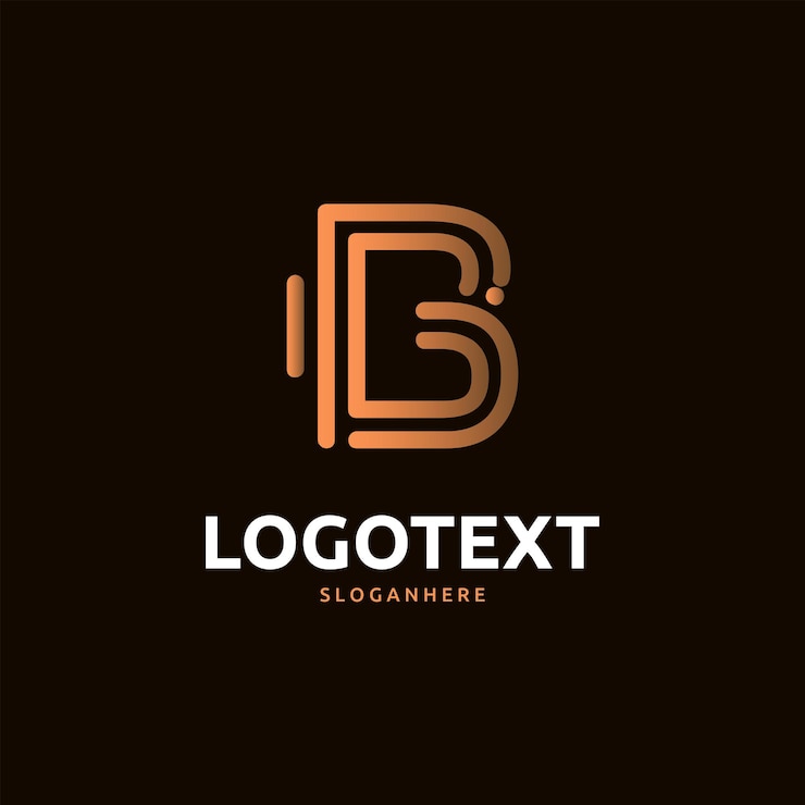 Vector logotipo de la letra b