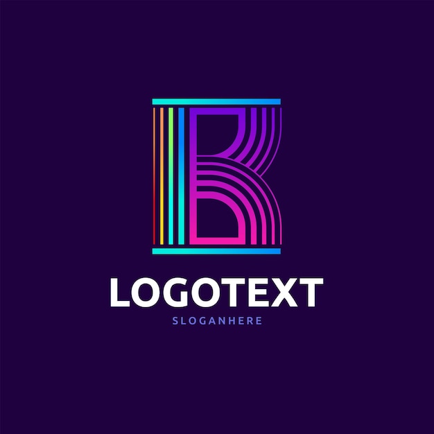 Vector logotipo de la letra b