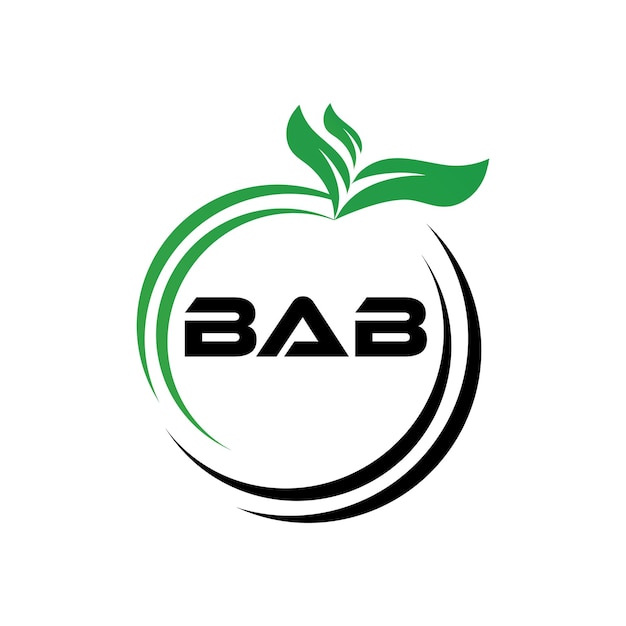 Logotipo de la letra BAB Diseño BAB Logotipo de monograma simple y moderno Diseño vectorial de alfabeto abstracto