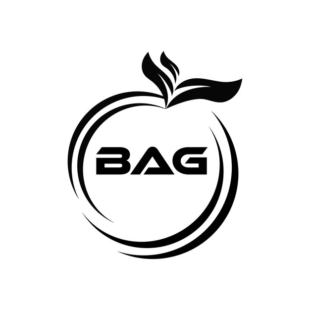 El logotipo de la letra BAG Diseño BAG Logotipo de monograma simple y moderno Abstracto Diseño vectorial alfabético