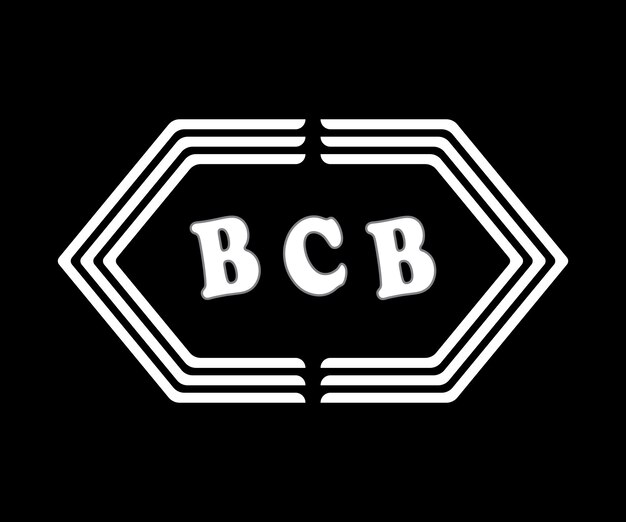 El logotipo de la letra BCB Diseño BCB Logotipo de monograma simple y moderno Abstracto Diseño vectorial del alfabeto