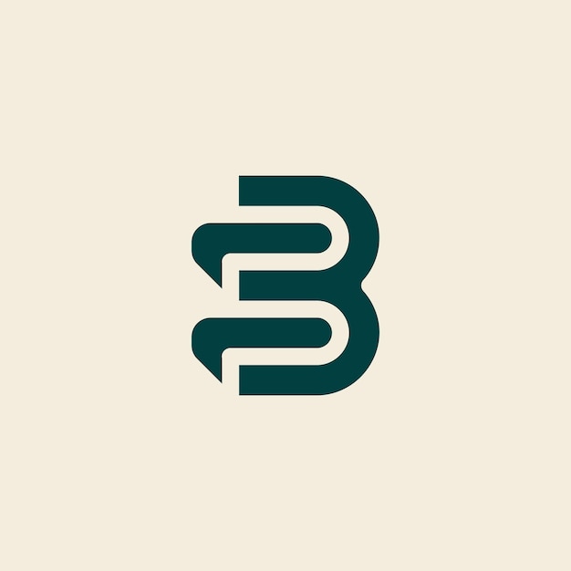 Logotipo de letra BF o FB