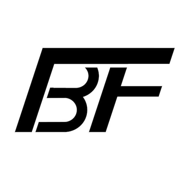 logotipo de la letra bf