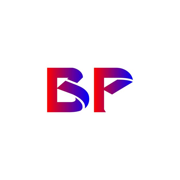 El logotipo de la letra bp