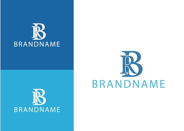Logotipo de la letra br o rb