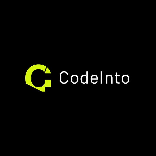 Logotipo de la letra C creativa