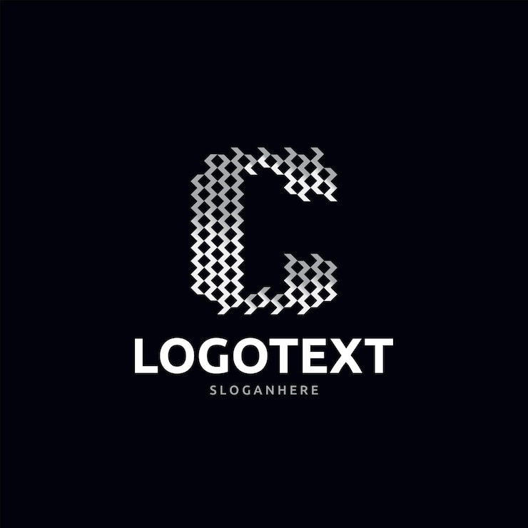 Vector logotipo de la letra c