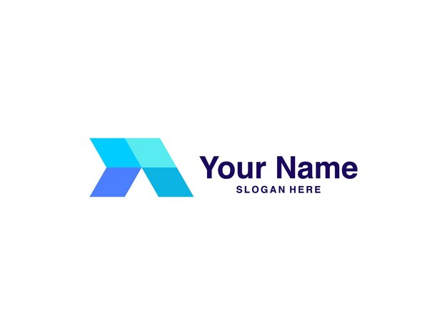 Logotipo de la letra A con el concepto UP