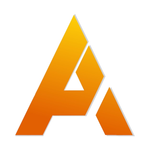 Un logotipo de letra creativa imagen de imagen de foto de stock