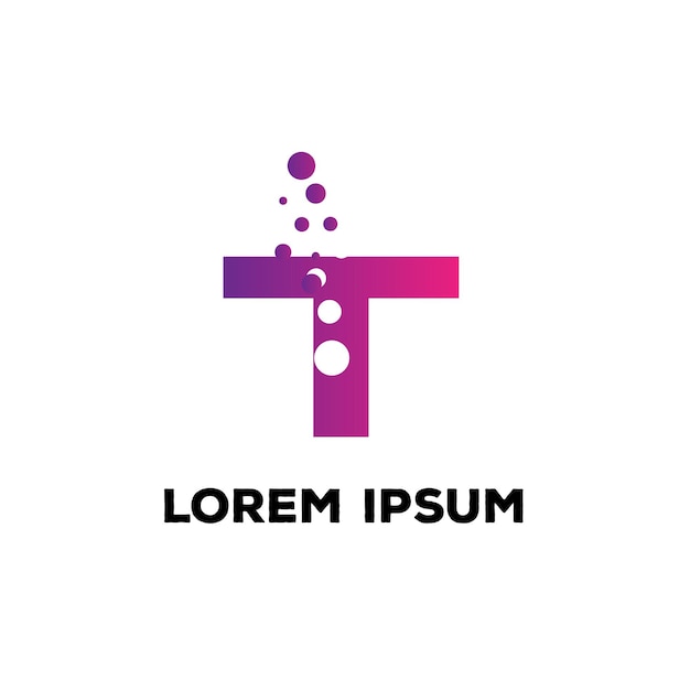 Logotipo de la letra criclada T