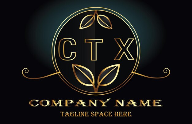 El logotipo de la letra CTX