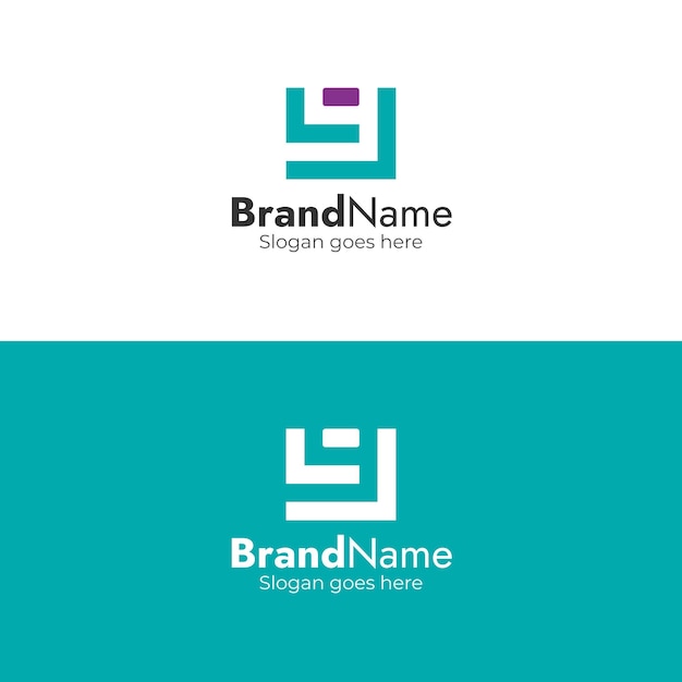 El logotipo de la letra Y de la cuadrícula
