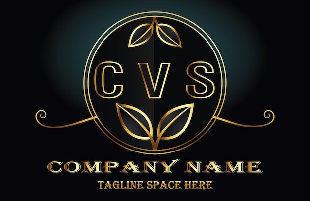 Vector el logotipo de la letra cvs