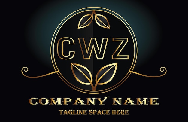 Vector logotipo de la letra cwz