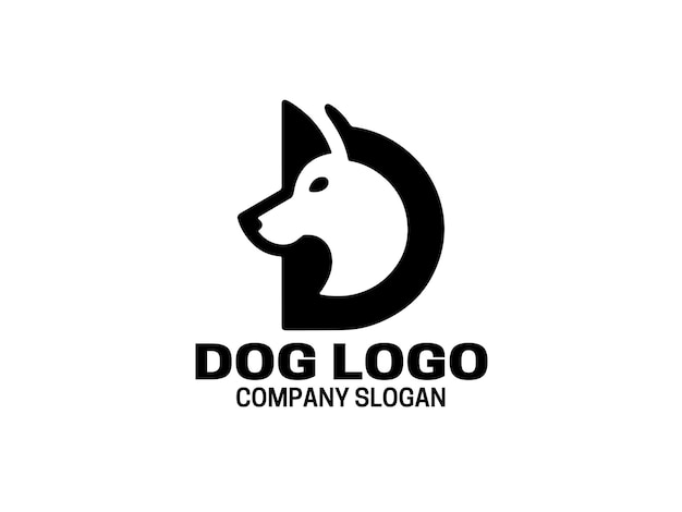 Logotipo de la letra D del perro