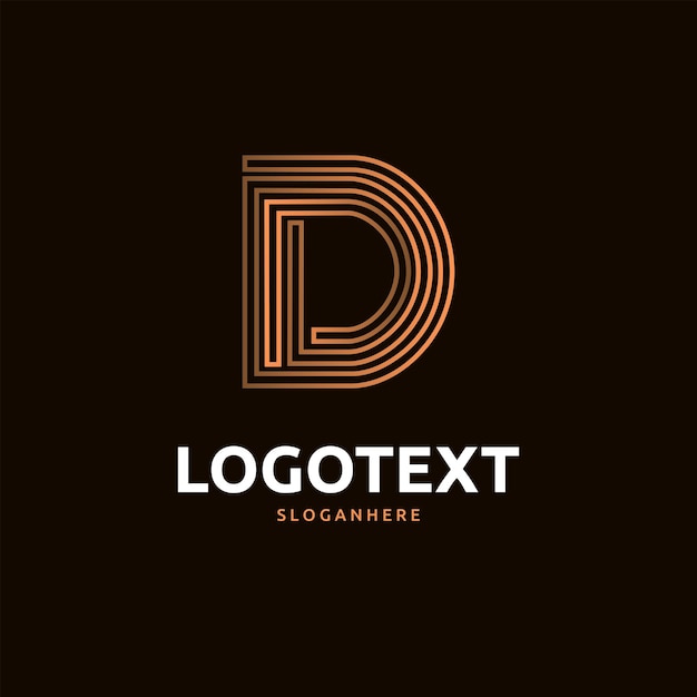 Logotipo de la letra d