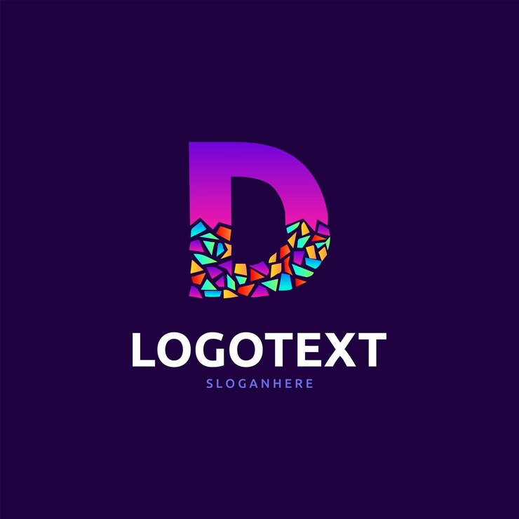 Vector logotipo de la letra d