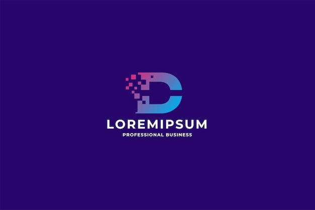 Logotipo de la letra D