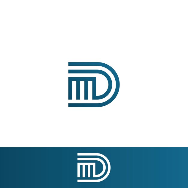 Logotipo de la letra D