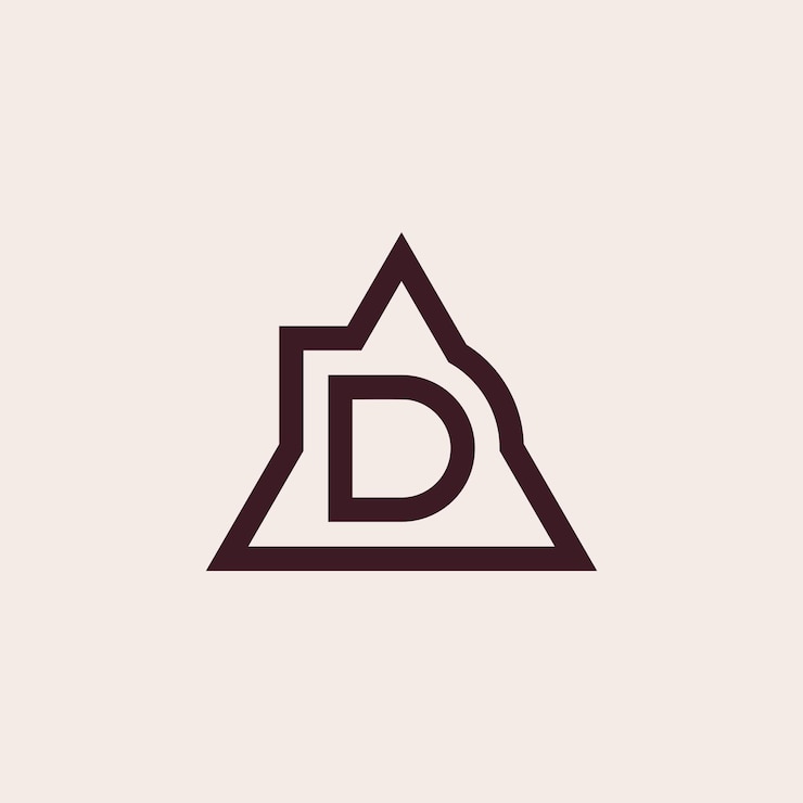 Vector logotipo de letra da o ad