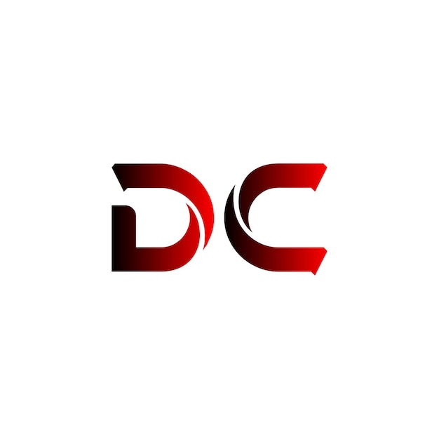 logotipo de la letra dc