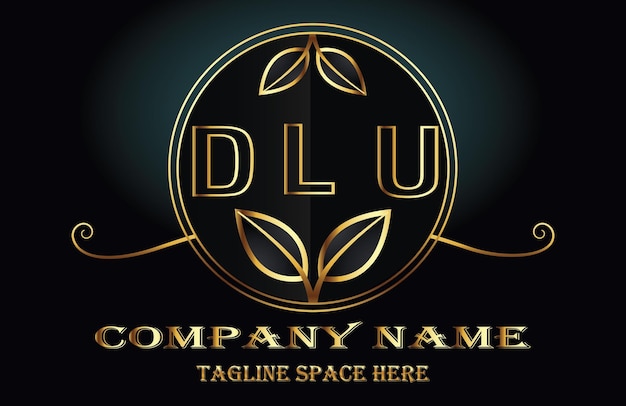 Vector logotipo de la letra dlu