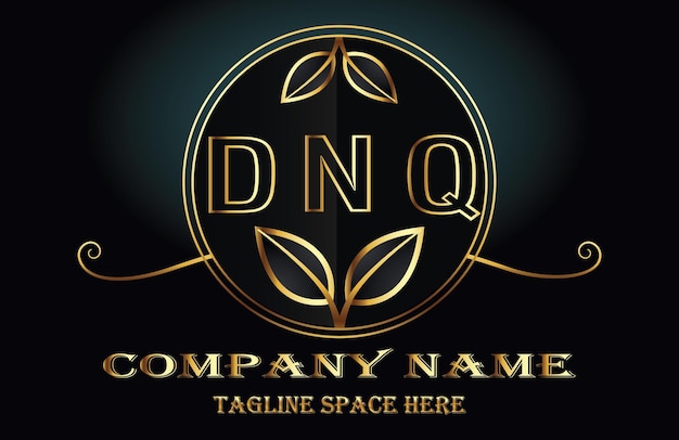 Vector logotipo de la letra dnq