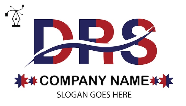 Vector logotipo de la letra drs