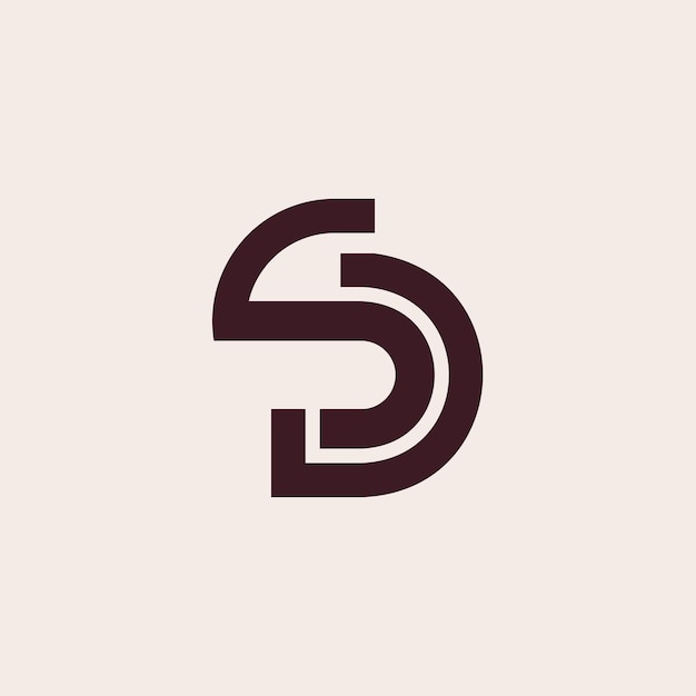 Logotipo de la letra DS o SD