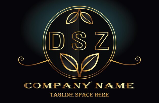 Vector logotipo de la letra dsz