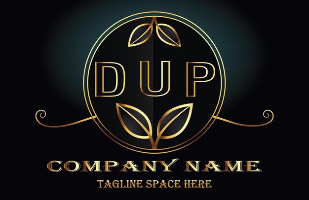 Vector logotipo de la letra dup