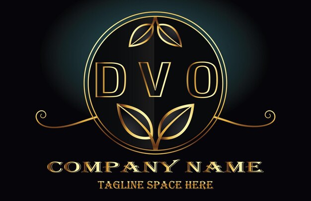 Vector logotipo de la letra dvo