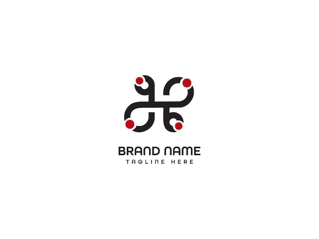 Un logotipo de letra e con una letra e verde