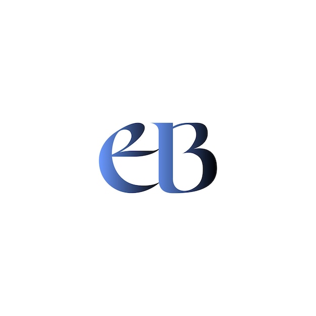 el logotipo de la letra eb