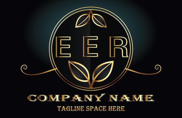 Vector logotipo de la letra eer