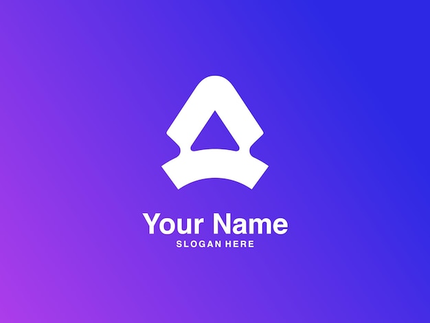 Logotipo de la letra A para la empresa