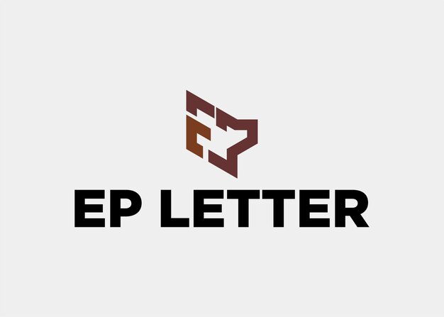 LOGOTIPO LETRA EP NOMBRE DE LA EMPRESA