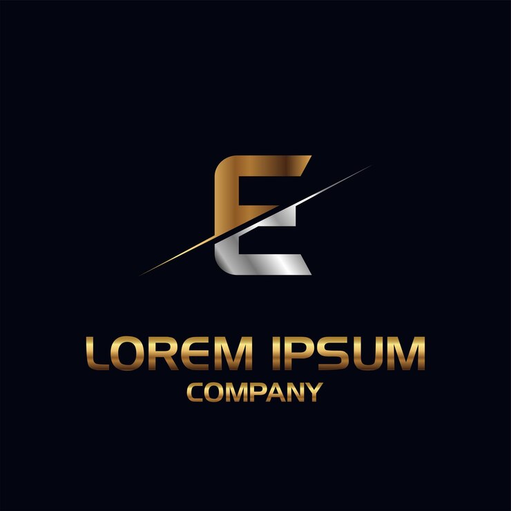 Logotipo de letra estilo tornillo