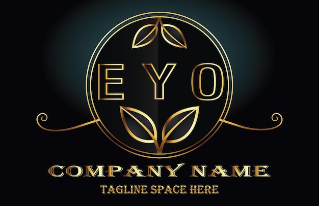 Vector logotipo de la letra eyo