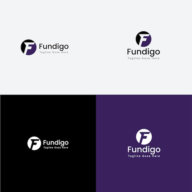 Vector logotipo de la letra f