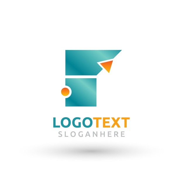 Vector logotipo de la letra f