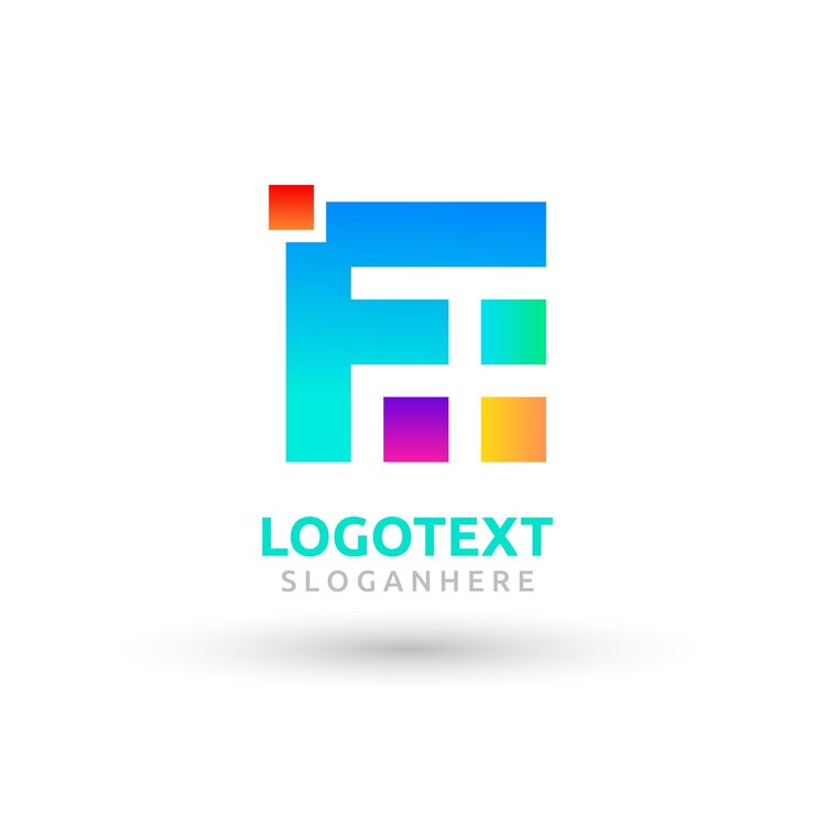 Vector el logotipo de la letra f