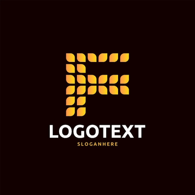 logotipo de la letra F