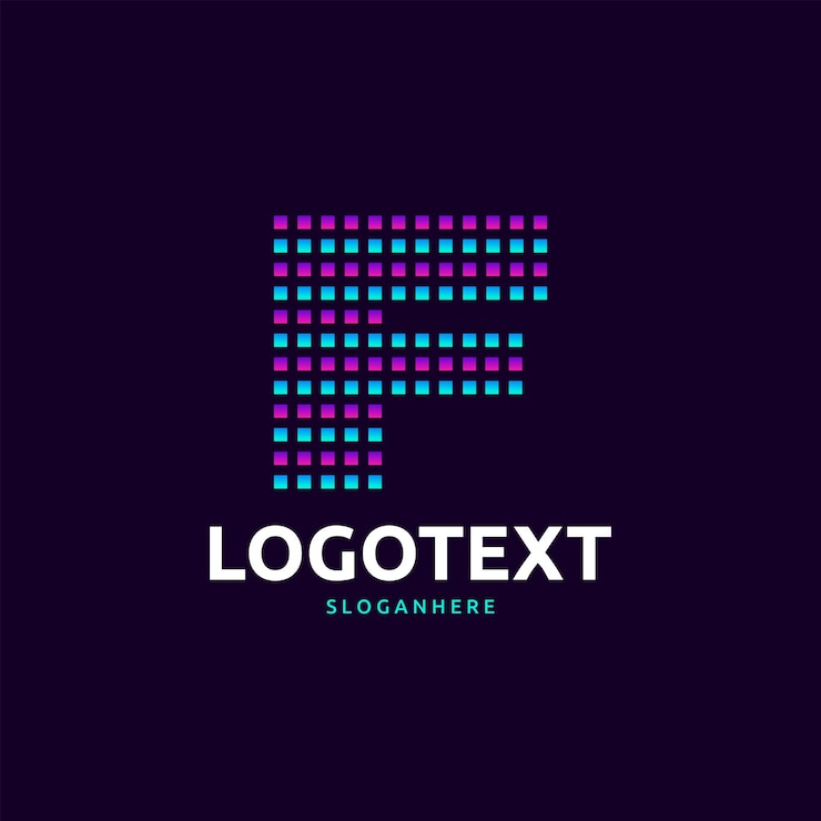 Vector el logotipo de la letra f
